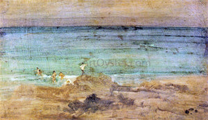  James McNeill Whistler Violet and Blue: The Little Bathers, Perosquerie - Canvas Art Print