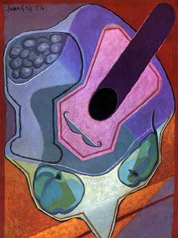  Juan Gris Violin with Fruit - Canvas Art Print