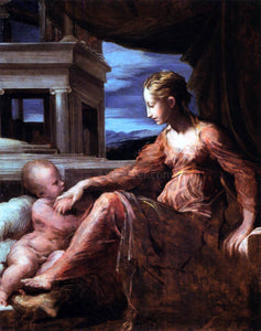  Parmigianino Virgin and Child - Canvas Art Print