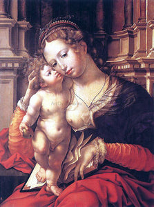  Jan Gossaert (Mabuse) Virgin and Child - Canvas Art Print