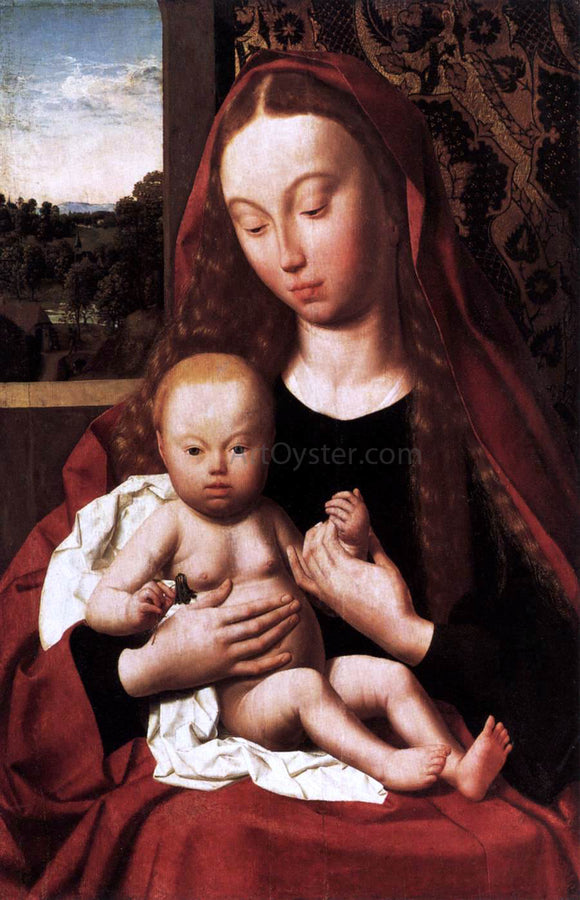  Geertgen Sint Jans Virgin and Child - Canvas Art Print