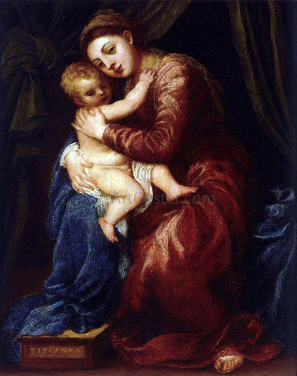  Titian Virgin and Child - Canvas Art Print