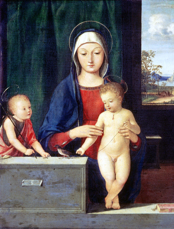  Andrea Solario Virgin and Child - Canvas Art Print