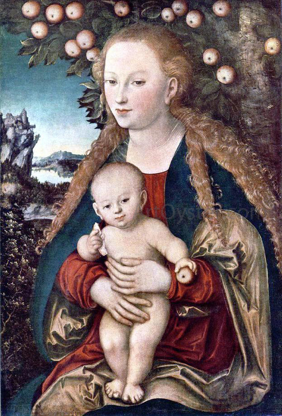  The Elder Lucas Cranach Virgin and Child - Canvas Art Print