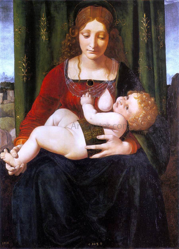  Giovanni Antonio Boltraffio Virgin and Child - Canvas Art Print