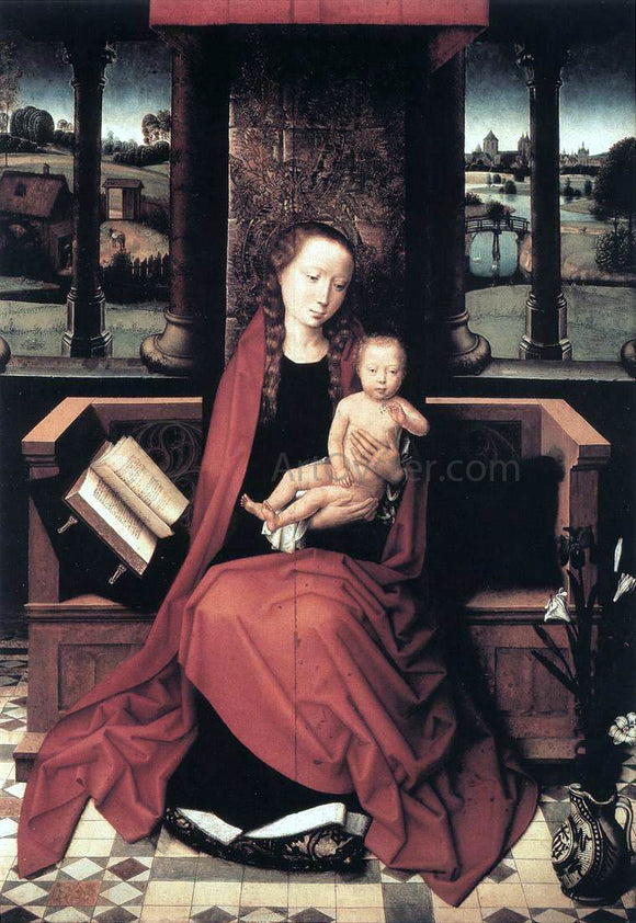 Hans Memling Virgin and Child Enthroned - Canvas Art Print