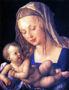  Albrecht Durer Virgin and Child with Half a Pear - Canvas Art Print