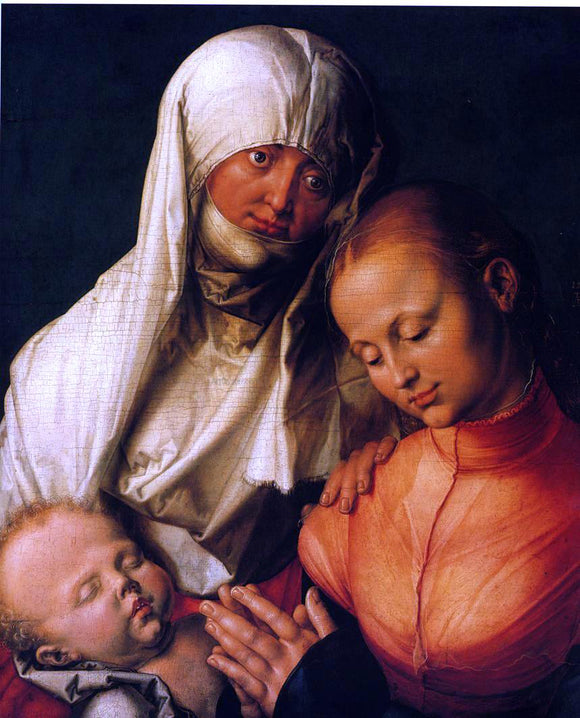  Albrecht Durer Virgin and Child with St. Anne - Canvas Art Print