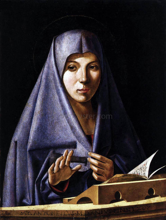  Antonio De Saliba Virgin Annunciate - Canvas Art Print
