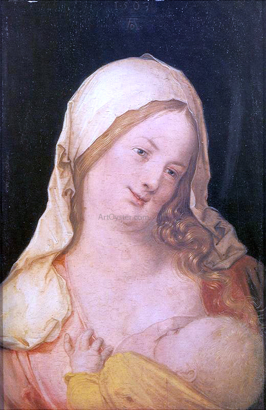  Albrecht Durer Virgin Suckling the Child - Canvas Art Print