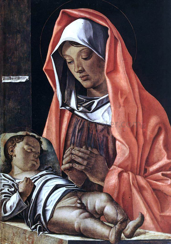  Francesco Bonsignori Virgin with Child - Canvas Art Print