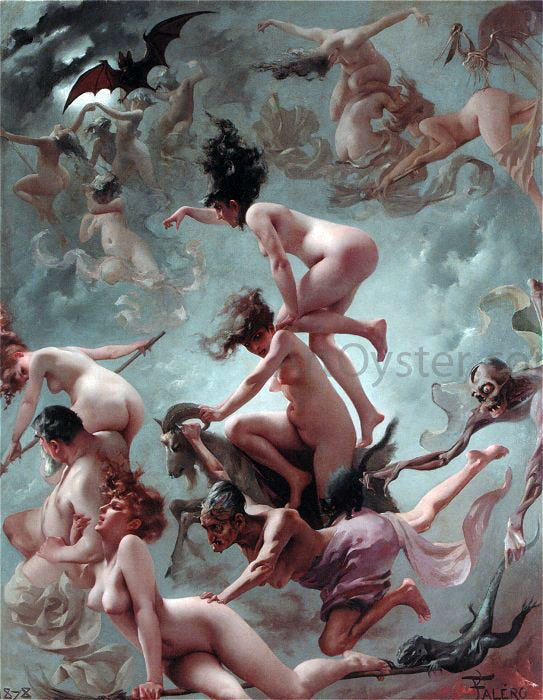  Luis Ricardo Falero Vision of Faust - Canvas Art Print