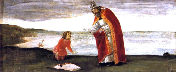  Sandro Botticelli Vision of St Augustine - Canvas Art Print