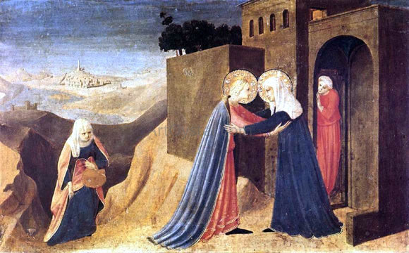  Fra Angelico Visitation (The Cortona Altarpiece) - Canvas Art Print