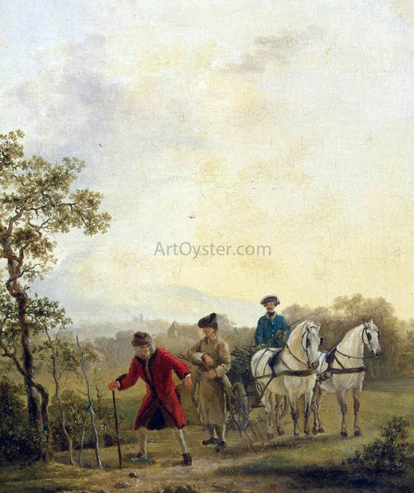  Jean Huber Voltaire Planting Trees - Canvas Art Print