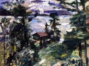  Lovis Corinth Walchensee, Morning Fog - Canvas Art Print