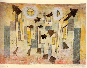  Paul Klee Wall Painting from the Temple of Longing - Canvas Art Print