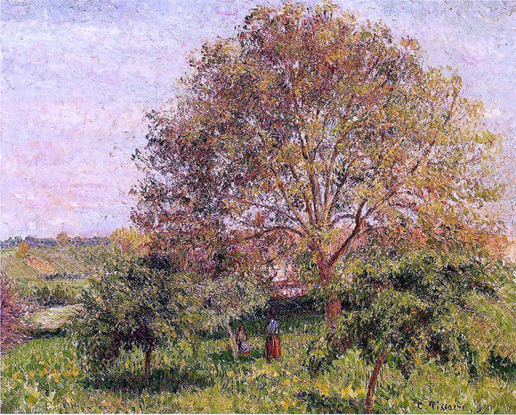  Camille Pissarro Walnut Tree in Spring - Canvas Art Print