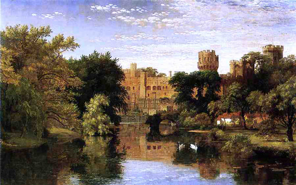  Jasper Francis Cropsey Warwick Castle, England - Canvas Art Print