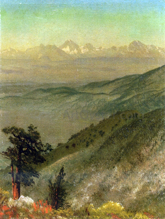  Albert Bierstadt Wasatch Mountains - Canvas Art Print
