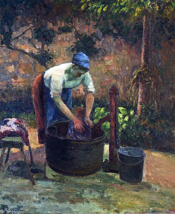  Camille Pissarro Washerwoman - Canvas Art Print