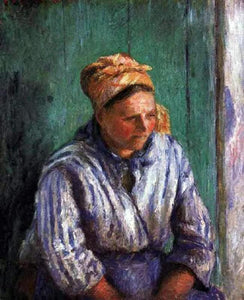  Camille Pissarro Washerwoman Study (also known as La Mere Larcheveque) - Canvas Art Print