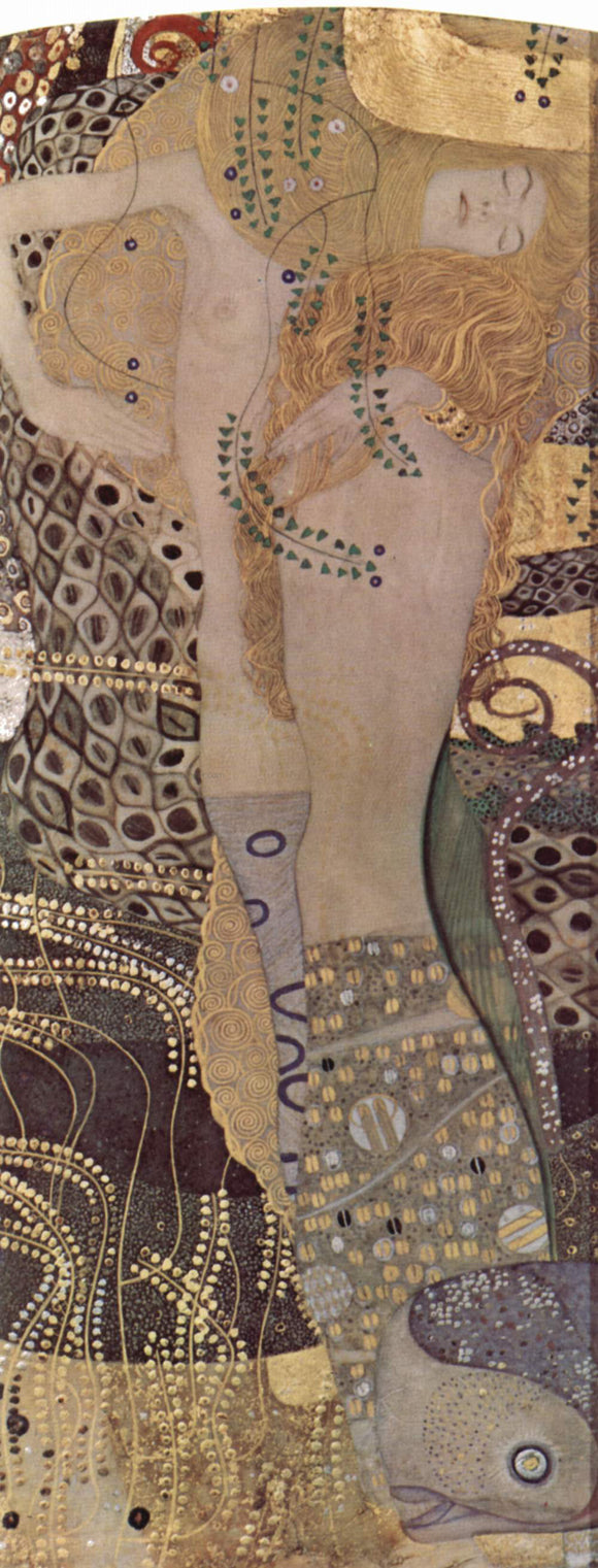  Gustav Klimt Water Serpents I - Canvas Art Print