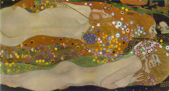  Gustav Klimt Water Serpents II - Canvas Art Print