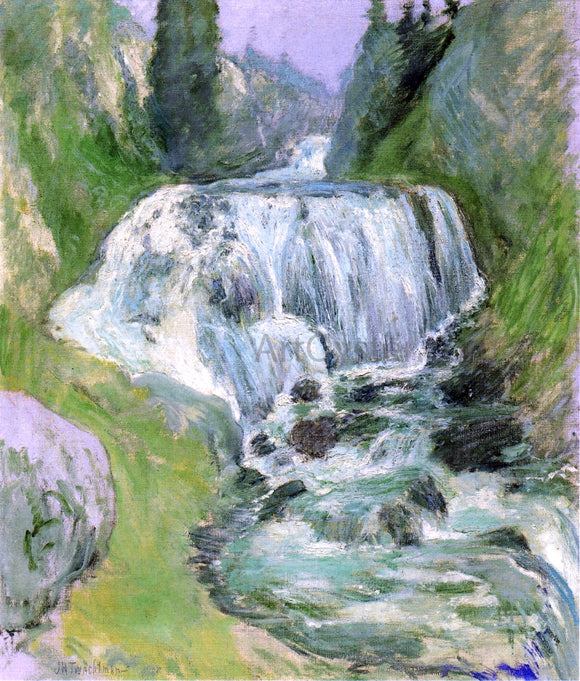  John Twachtman Waterfall - Canvas Art Print