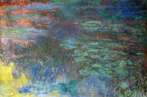  Claude Oscar Monet Water-Lily Pond, Evening (right panel) - Canvas Art Print
