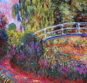 Claude Oscar Monet Water-Lily Pond, Water Irises - Canvas Art Print