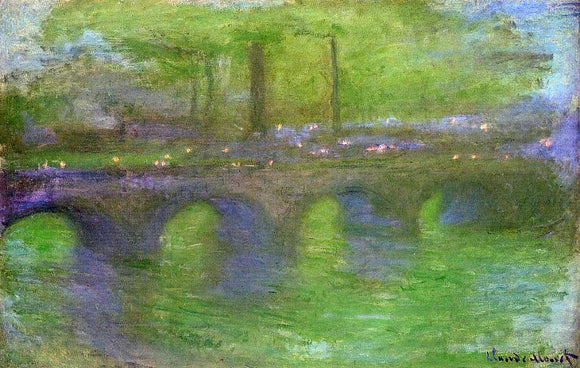  Claude Oscar Monet Waterloo Bridge, Dawn - Canvas Art Print