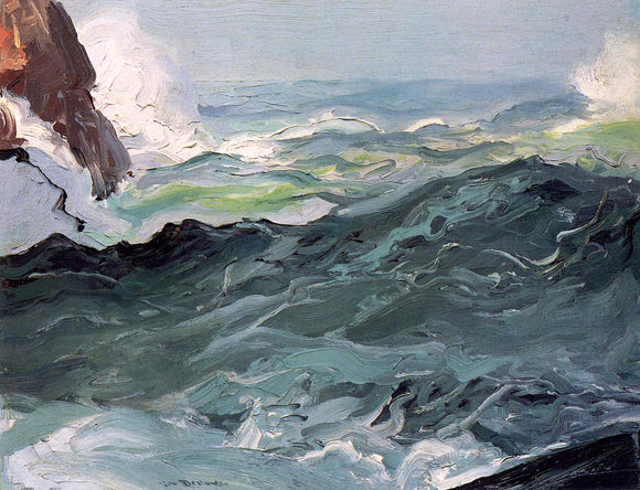  George Wesley Bellows Wave - Canvas Art Print
