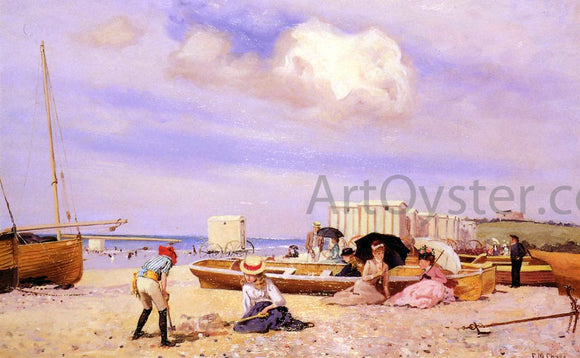  Frank M Chase Wear Bay Beach, Folkstone - Canvas Art Print