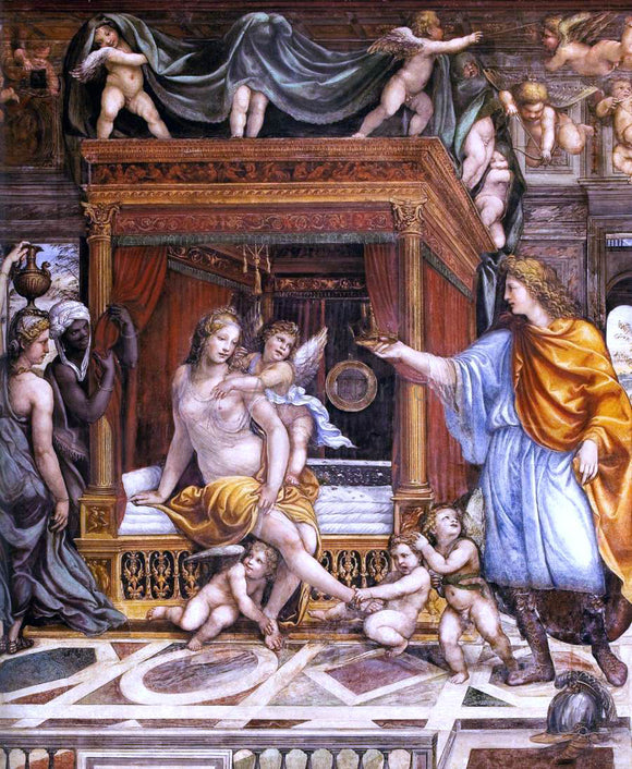  Il Sodoma Wedding of Alexander and Roxane (detail) - Canvas Art Print