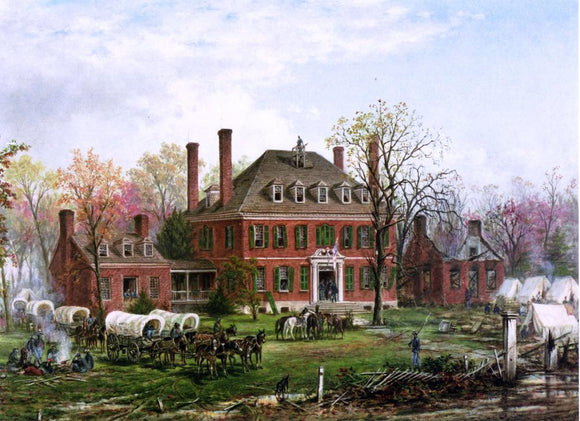  Edward Lamson Henry Westover, Virginia - Canvas Art Print