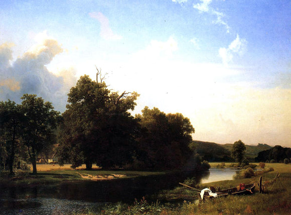  Albert Bierstadt Westphalia - Canvas Art Print