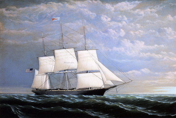  William Bradford Whaleship 'Syren Queen' of Fairhaven - Canvas Art Print