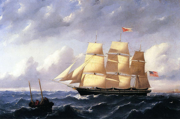  William Bradford Whaleship 'Twilight' of New Bedford - Canvas Art Print