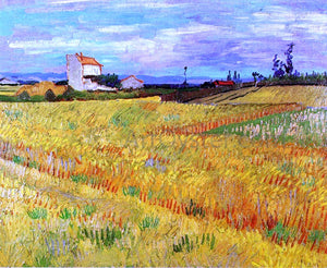  Vincent Van Gogh Wheat Field with Sheaves - Canvas Art Print