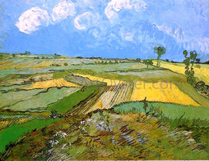  Vincent Van Gogh Wheat Fields at Auvers under a Cloudy Sky - Canvas Art Print