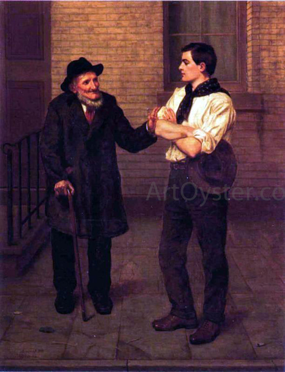  John George Brown When I Was Young - Canvas Art Print