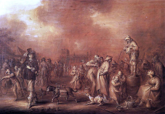  Adriaen Pietersz Van de Venne Where There Are People Money May Be Made - Canvas Art Print