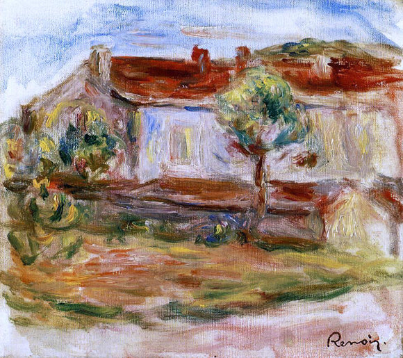  Pierre Auguste Renoir White House - Canvas Art Print