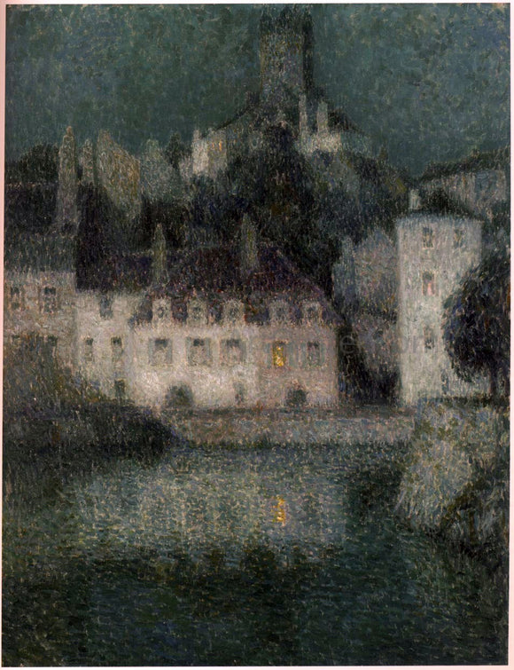  Henri Le Sidaner White houses at Quimperle - Canvas Art Print