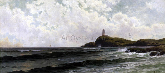  Alfred Thompson Bricher White Island Lighthouse, Isles of Shoals - Canvas Art Print