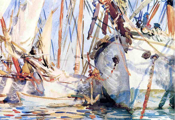  John Singer Sargent A White Ship - Canvas Art Print