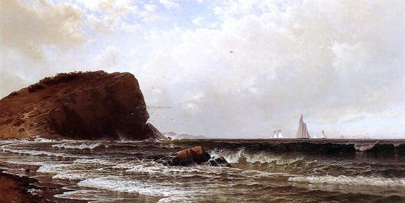  Alfred Thompson Bricher Whitehead, Casco Bay - Canvas Art Print