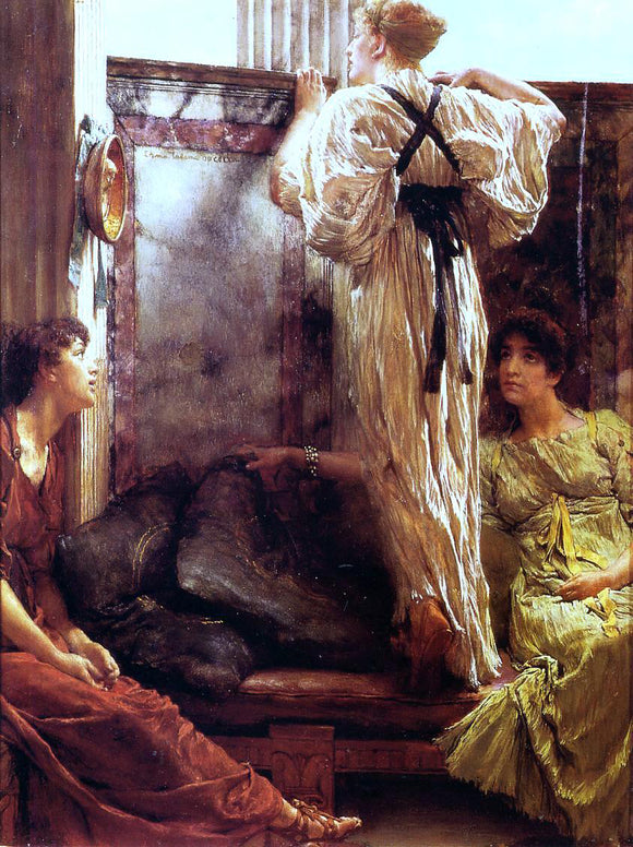  Sir Lawrence Alma-Tadema Who is It? - Canvas Art Print