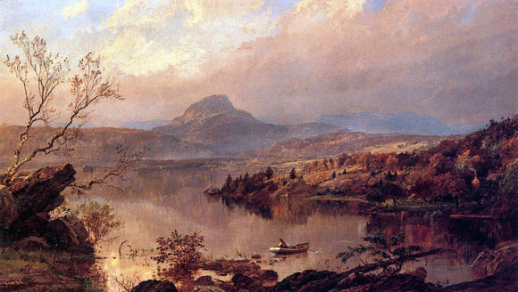  Jasper Francis Cropsey Wickham Pond and Sugar Loaf Mountain, Orange County - Canvas Art Print